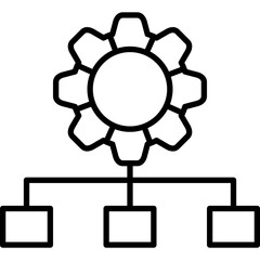 Consolidation Icon Vector Element