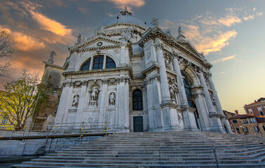 the Basilica of Santa Maria della Salute, a masterpiece of Venetian Baroque architecture.