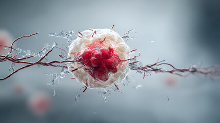 A symbol of a bacterial cell being shattered by an antibiotic, demonstrating the ideal scenario in the absence of resistance (3)