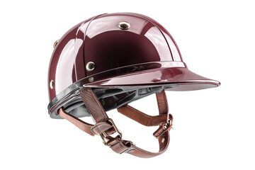 Fototapeta premium Classic polo helmet isolated on transparent background