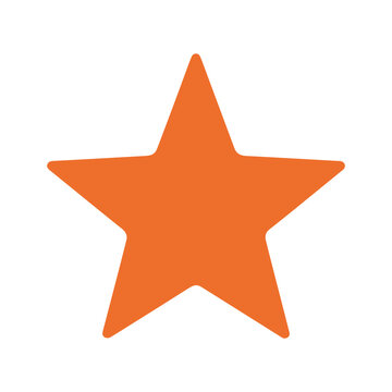 Orange Star Icon