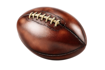 Competition rugby ball isolated on transparent background