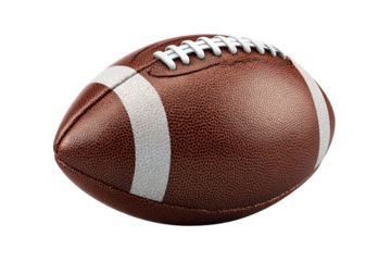 Sport rugby ball isolated on transparent background