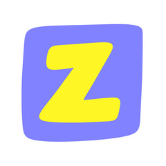 Alphabet. English. English language. Cute. Doodle. Paint. Drawing. Kid. colorful alphabet. cute alphabet. rainbow alphabet. cute letters. alphabet emoji. alphabet letter z. Z.