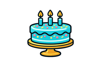 Birthday Cake with Candles