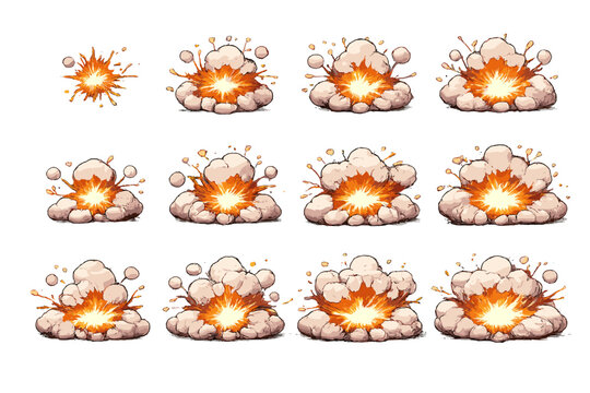 Explosion Animation Frames