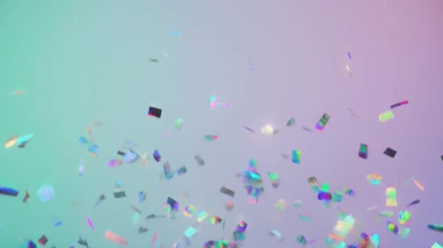 Holographic Shimmering Particles Moving