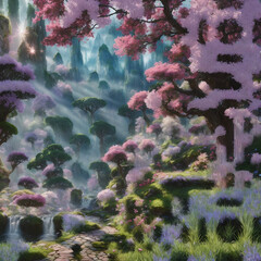 Fantasy landscape, Nature, Dreamlike scenery