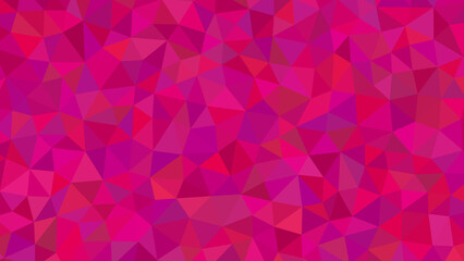 A vibrant background of geometric shapes featuring shades of pink and purple