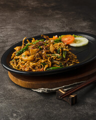 Asian Noodle Dish with Egg.