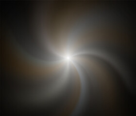 Golden sunlight,Abstract sun burst ,digital lens flare on black background for overlay
