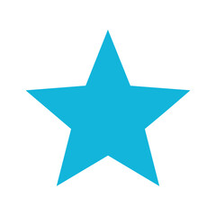 Obraz premium Blue Star Icon