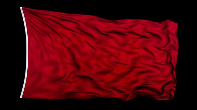 red empty flag