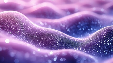 Abstract waves with blurred lights and details