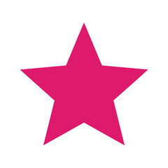 Obraz premium Pink Star Icon