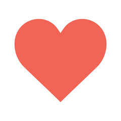 Red Heart Vector Illustration