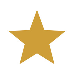 Obraz premium Golden Star Icon