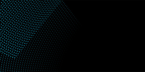 Abstract curvy spots, geometric pattern forming wave like curved shapes on a black background. Modern style optical illusion design for text, ideal for posters, banners, or modern graphic layouts.