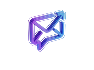 Abstract 3D purple feedback form icon representing user input data collection and client service optimization on a secure digital interface.isolated on white background1111