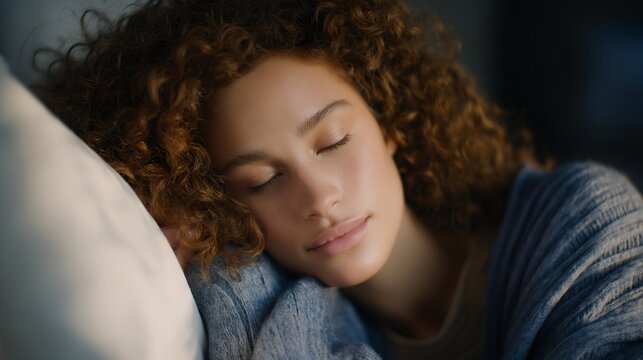 A smart bedroom environment using circadian lighting, blackout curtains, and temperature control to optimize sleep cycles and nighttime recovery. cinematic color correction, natural uneven lighting - Powered by Adobe