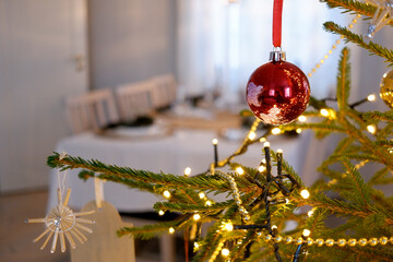 Christmas in the living room.