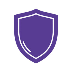 Purple Shield Logo Design