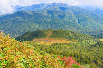 燧ヶ岳から望む会津駒ヶ岳