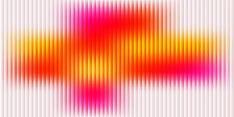 Ripple glass texture background, vertical ribbed gradient, soft blurred center. Modern abstract distortion surface, vector illustration