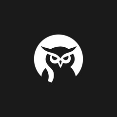 owl logo design, animal, illustration, technology, education symbol, school, bird, isolated, abstract, company, logotype, background, wise, fly, night, outline, flat, mascot, knowledge