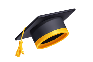 graduation cap and diploma