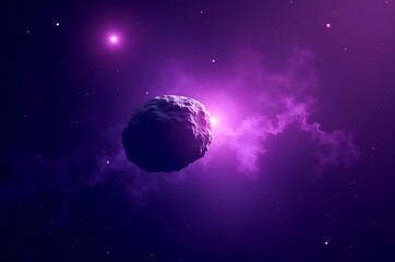 Asteroid Collision with Distant Starburst