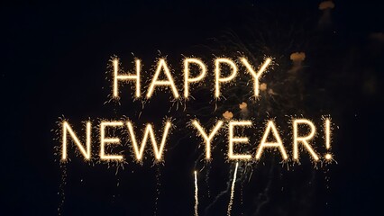 Happy new year celebration