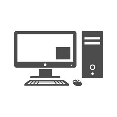 Fototapeta premium Computer Desktop Icon