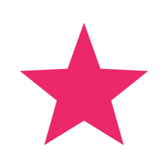 Obraz premium Pink Star Icon Vector