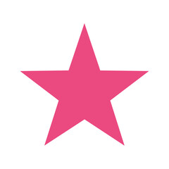Fototapeta premium Pink Star Icon