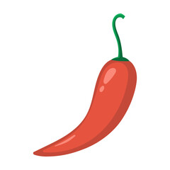 Illustration of a Red Chili Pepper