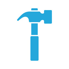 Blue Hammer Vector Illustration