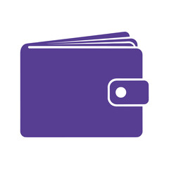 Purple Wallet Icon