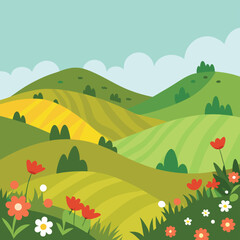 hills-with-scattered-wildflowers.eps