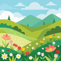 hills-with-wildflowers-in-spring.eps