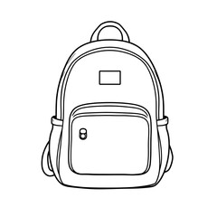School Backpack Illustration for Education