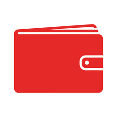 Red Wallet Vector Illustration