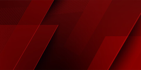 Obraz premium Modern abstract dark red gradient illustration background with 3d look and simple pattern. cool design and luxury.Eps10 vector