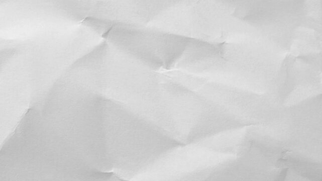 White Crumpled Paper Texture Stop Motion Background.Stop motion animation, Paper texture looping texture