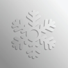 Solo Snowflake Christmas background
