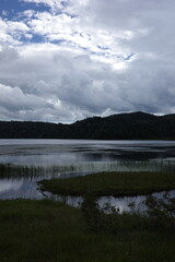 湿原から望む、夏の終わりの尾瀬沼