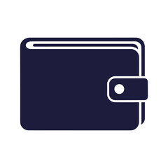 Obraz premium Dark Wallet Vector Icon