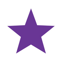 Fototapeta premium Purple Star Icon