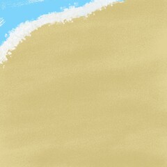 beach sand and sea waves