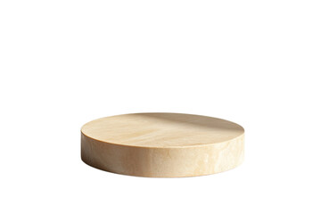Round podium isolated on transparent background